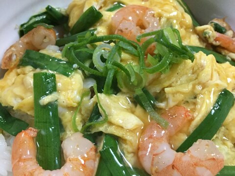 パパッとできる！中華風あんかけ☆とろっと海老玉丼